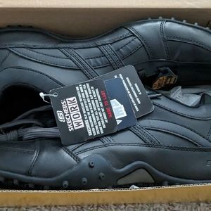Skechers Rockland Systemic Work Shoes Black Size 10 Extra Wide Slip Resistant